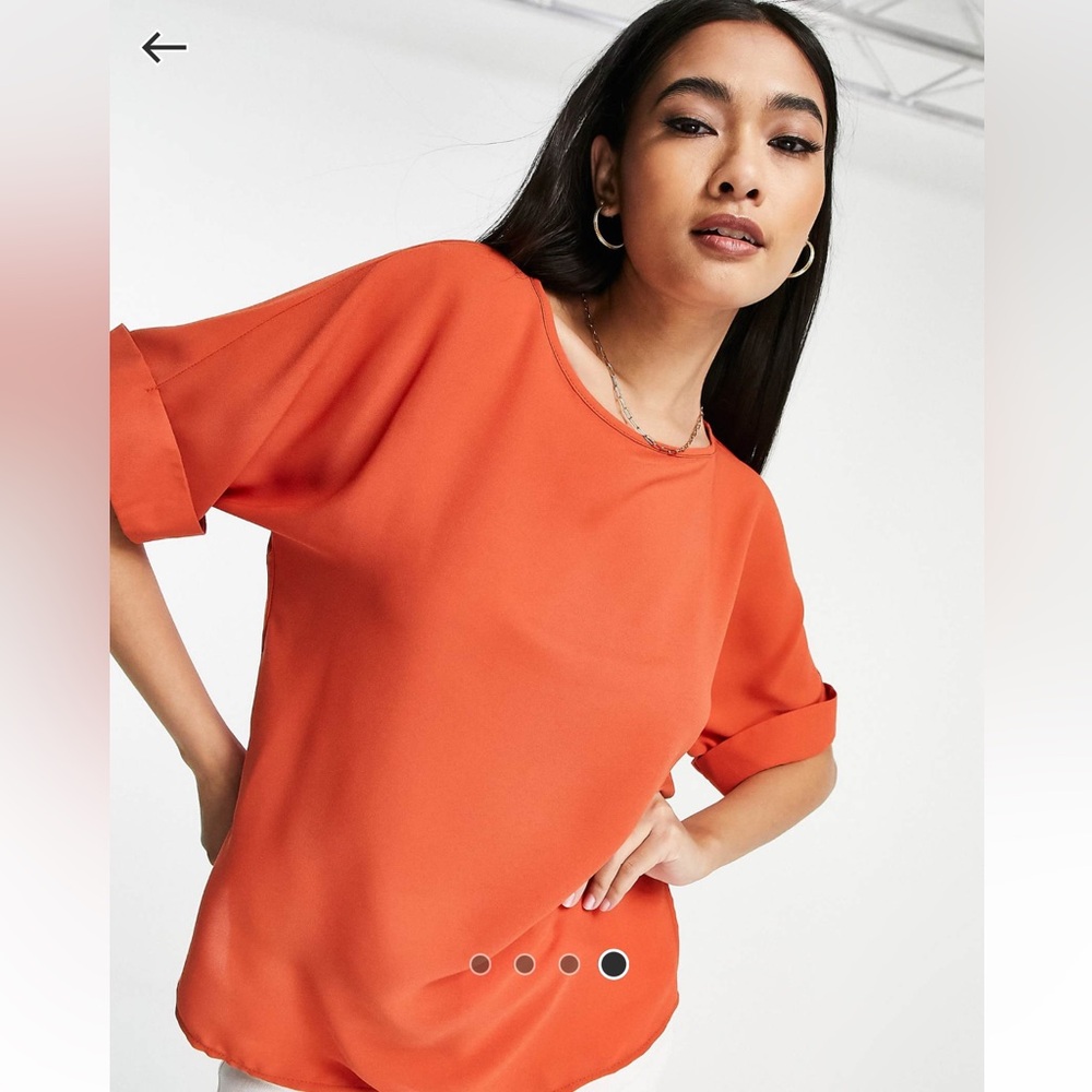 Burnt Orange Blouse